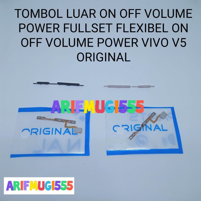 Flexible On Off Volume Power Plus Tombol Luar On Off Volume Power Fullset Vivo V5 Original