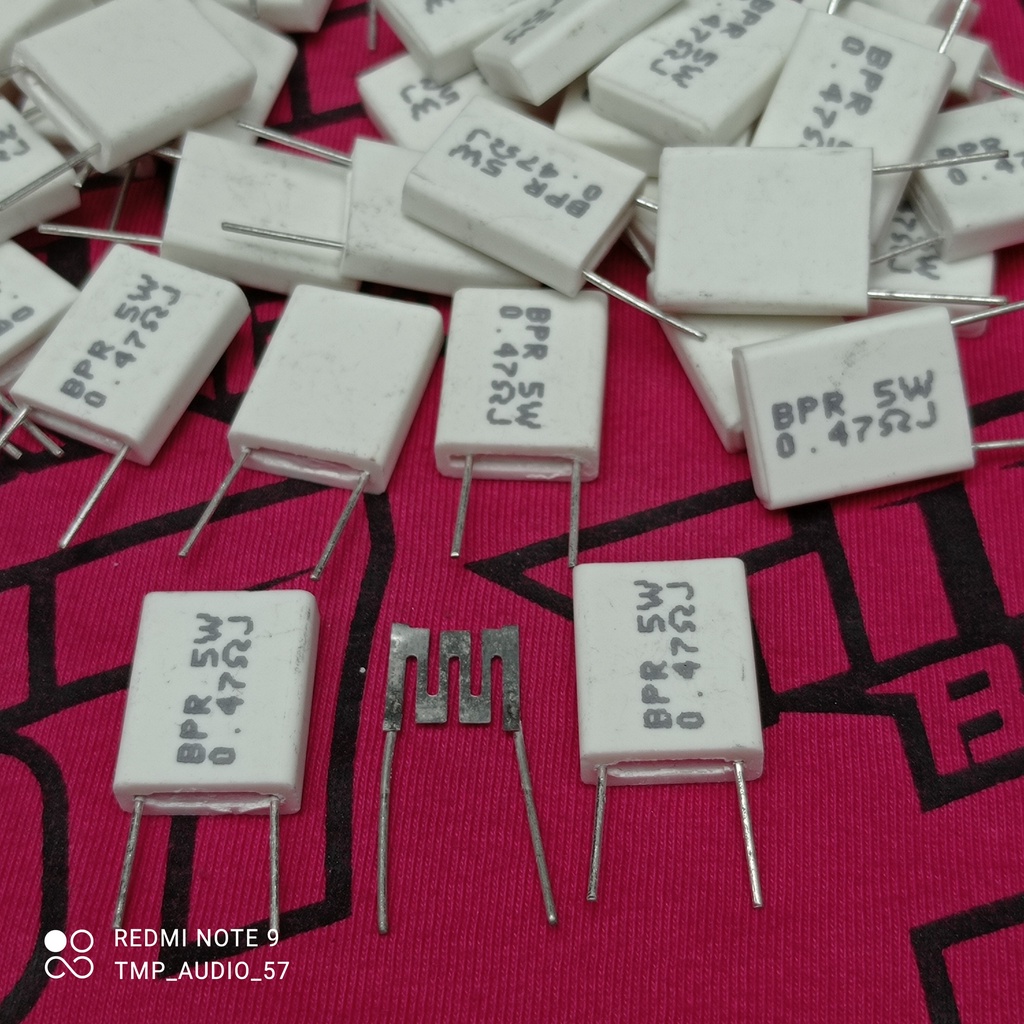 Resistor Noble 5 Watt 0,47 Ohm Original / Resistor Kapur 5 Watt Original