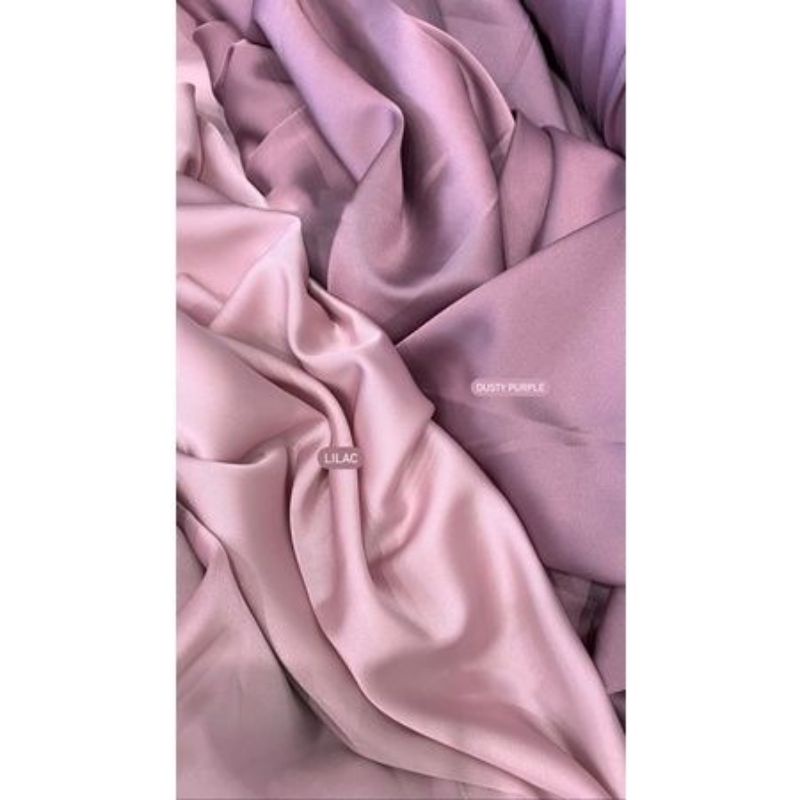 Rb Bahan Saten Armany Silk / Kain Satin Armani 100% Silk / Silk Armani / Armany Silk Armani Polos