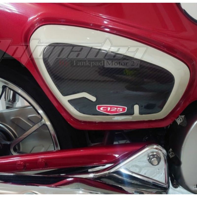 STIKEE STICKER REDSIN TIMBUL FULSET PREMIUM HONDA SUPER CUB C125