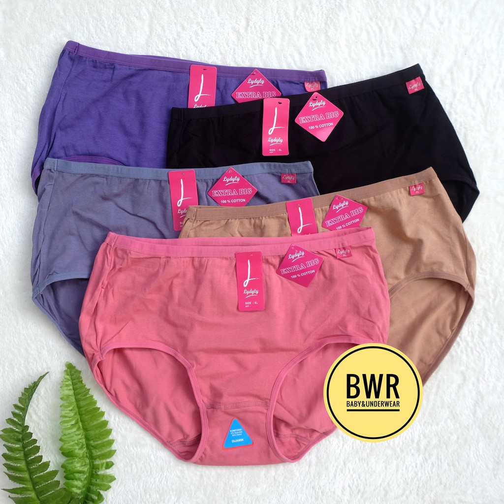 [ 3pc ] CD Lydyly 030 JUMBO | Celana Dalam Wanita Lydyly Ld 030 - Bwr