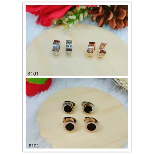 Anting Titanium Permata Perhiasan Fashion B101,102