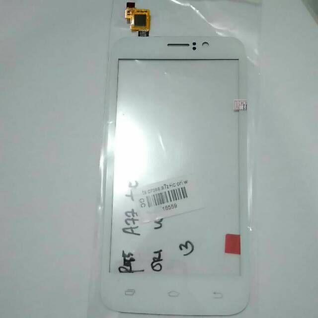 Ts touch screen cina evercoss a75 plus ic ori putih