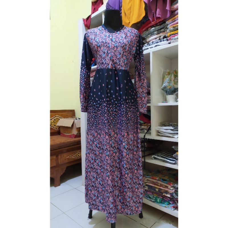 Gamis busui  harian jersey realpict