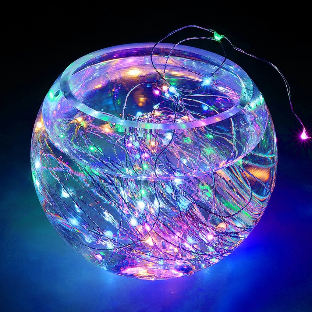 ❤️GTB❤️ Lampu Tumblr Kawat Mini 1 2 3 5 Meter Lampu Hias Dekorasi Gift Box Bucket Bunga Balon Fairy Light Led Murah Import E015