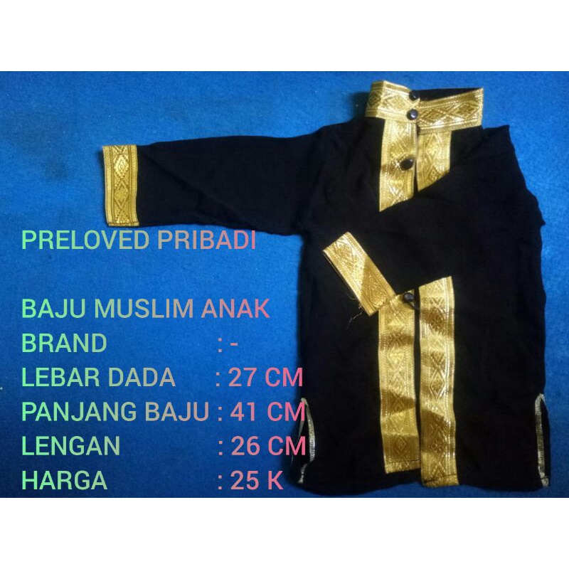 Baju Gamis Muslim Anak