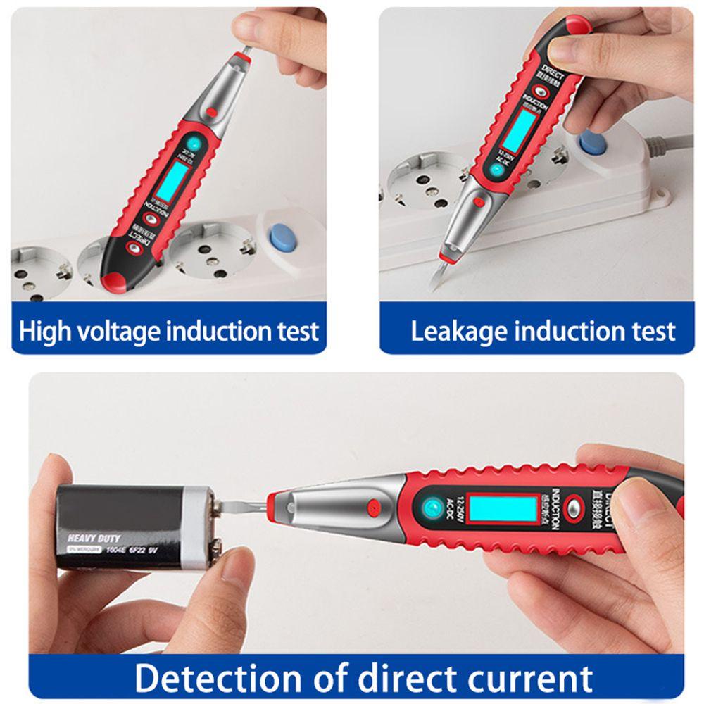 Pineapple Tester Pen ANENG LCD Display Pensil Tester Induksi Non Kontak