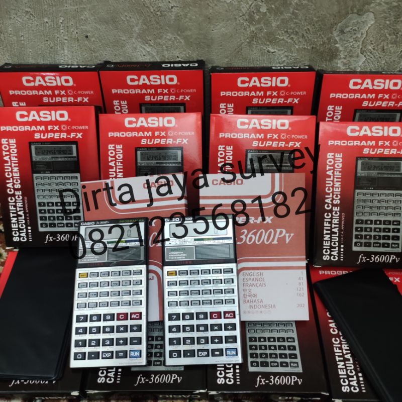 

Kalkulator casio fx 3600Pv