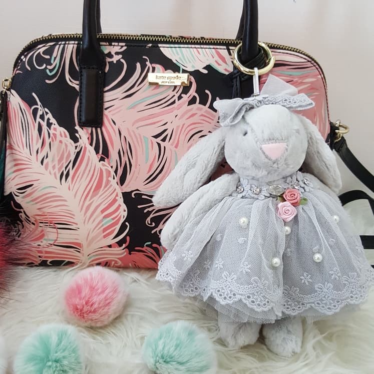 bunny bridesmaid doll bagcharm /boneka / pajangan kamar