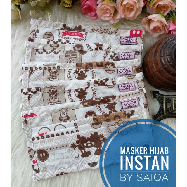 Masker Hijab Instan SAiQA