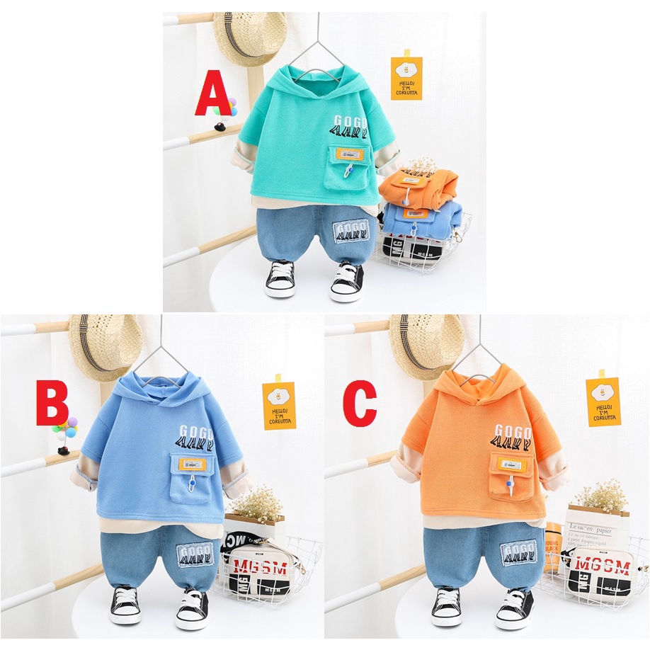 SETELAN HOODIE ANAK LAKI-LAKI SKU0119