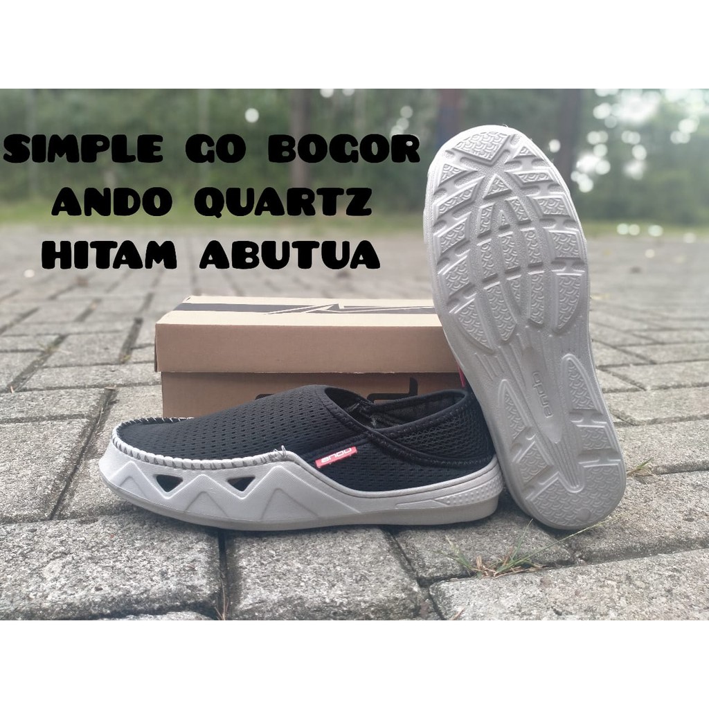 [BISA BAYAR DITEMPAT] SEPATU PRIA SLIP ON ANDO QUARTZ&amp; ANDO BEST 39-43