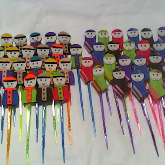

12 pcs Penunjuk ngaji karakter