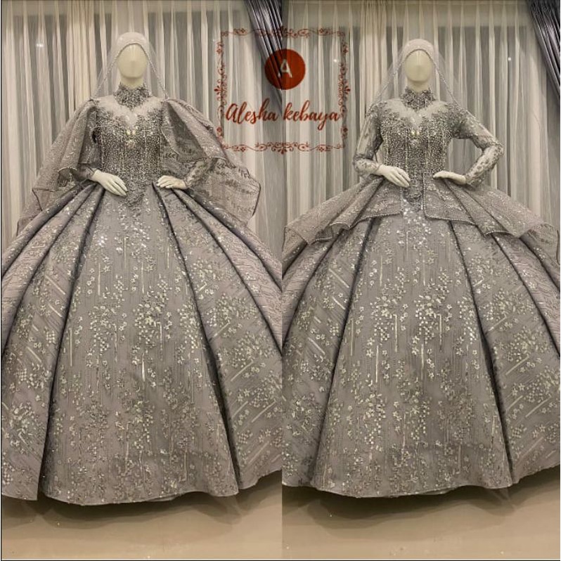 Gaun pengantin barbie premium 3 in 1/Wedding dress