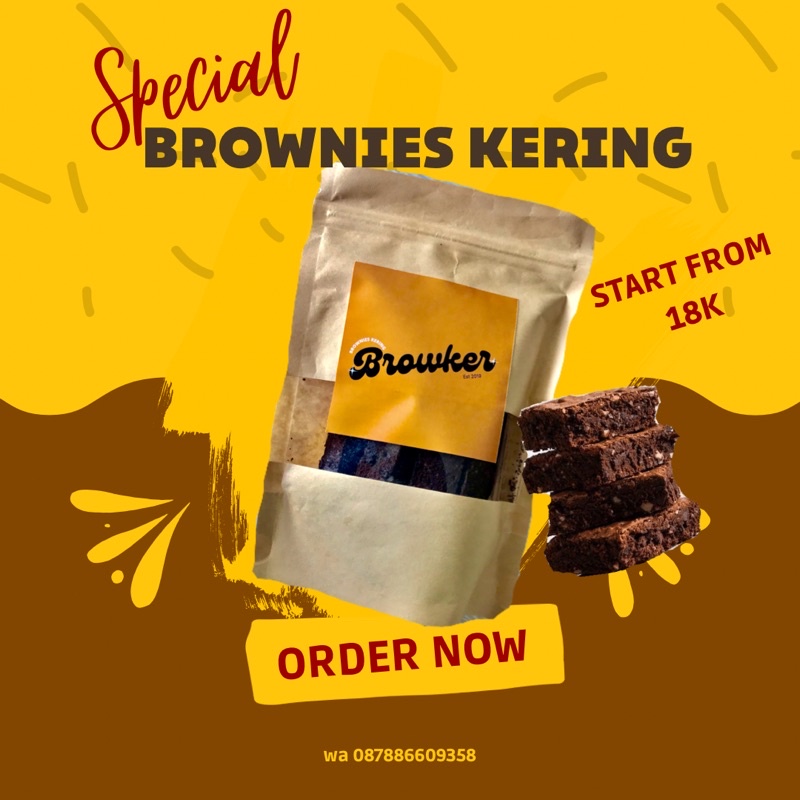 

Browker - Brownies kering 100grm