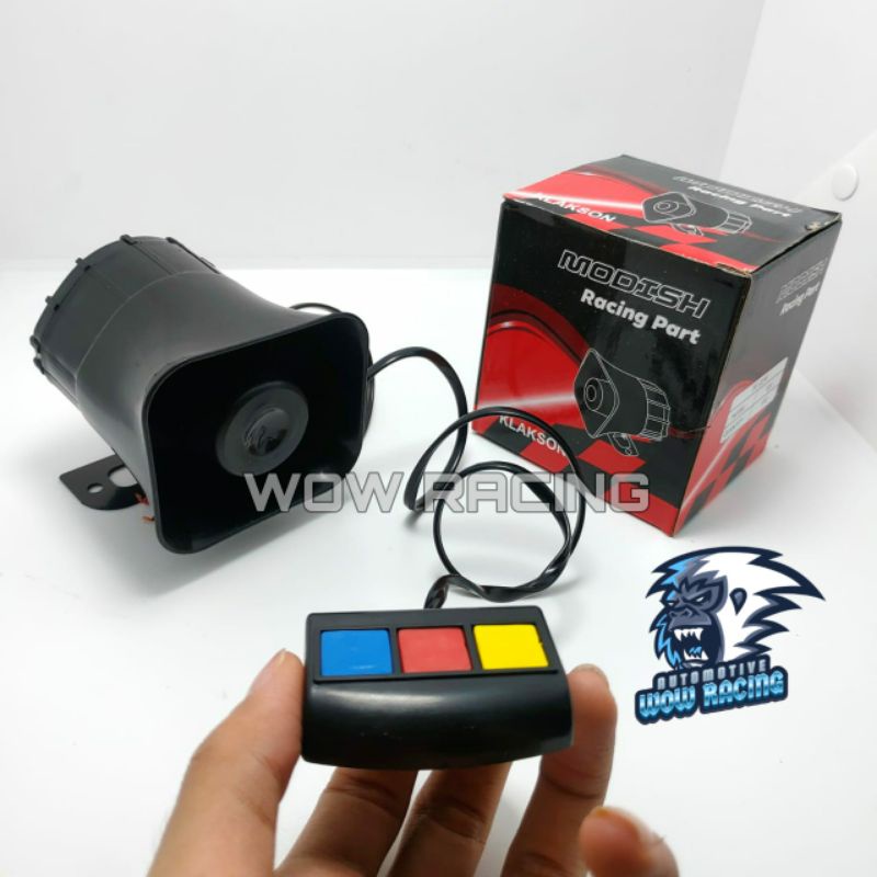 Klakson Toak Kawal Model Kotak Universal Motor 3 Suara