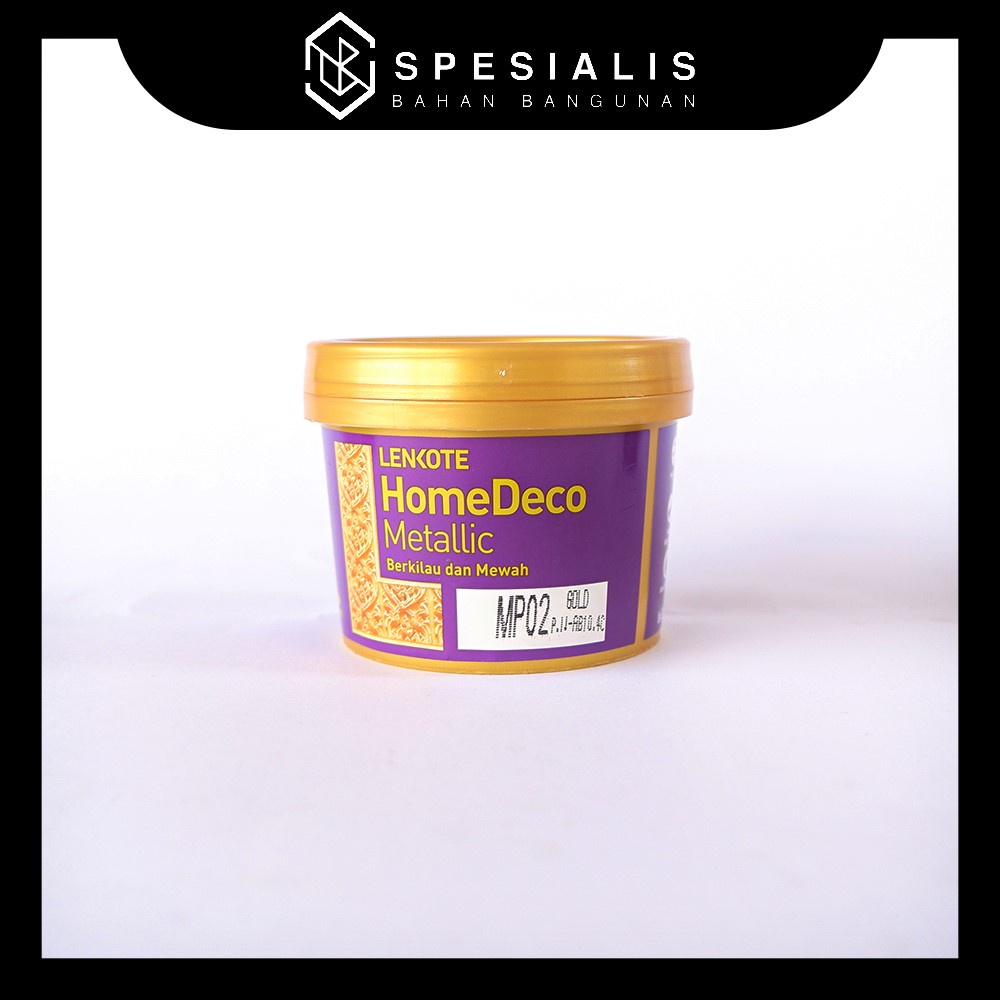 Cat Tembok Emas Gold  Metalik Homedeco 200ml Dinding Gypsum Grc