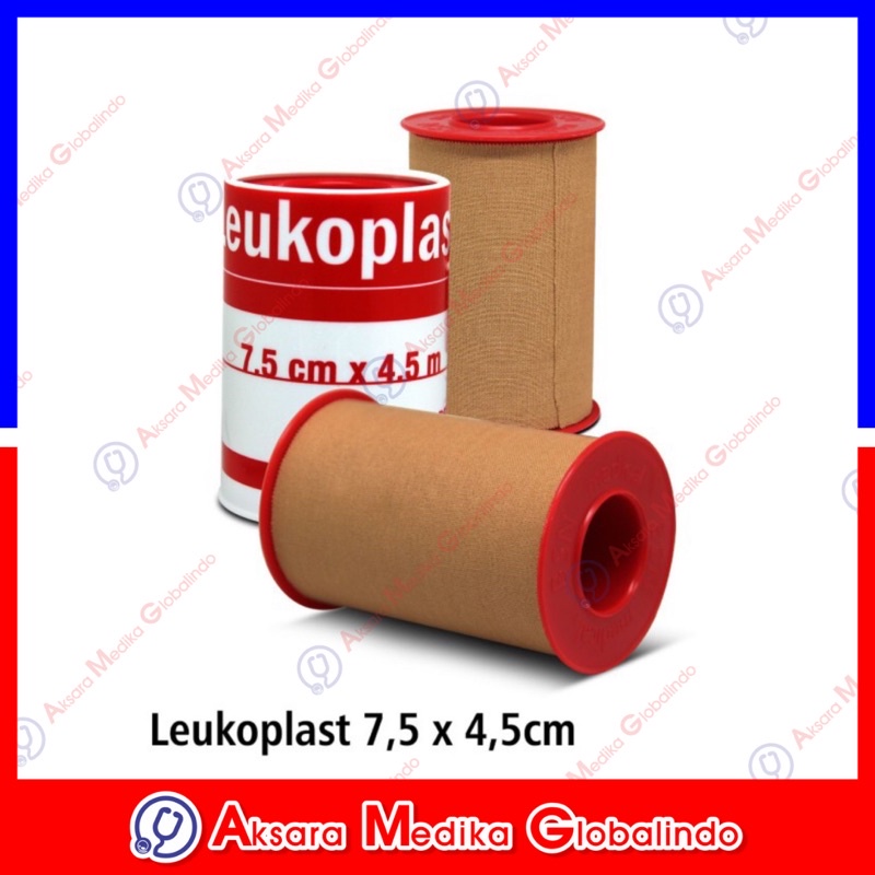 Plester Kain Leukoplast 7.5cm x 4.5m BSN Plester Coklat Roll Plester Luka #AMG