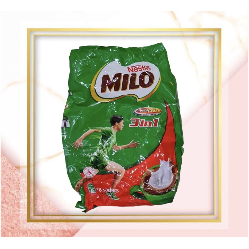 

Nestle Milo Active Go 3in1 Singapore isi 18 x 27 Gram