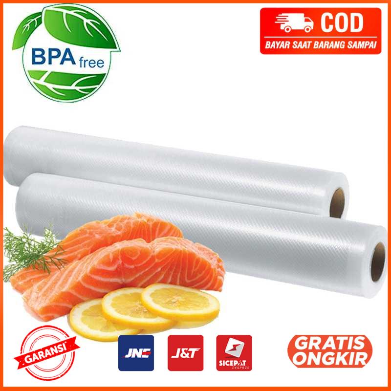 Kantong Plastik Vacuum Sealer Storage Bag 1 Roll 12 x 500 cm