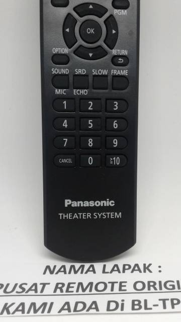 REMOTE REMOT DVD HOME THEATER PANASONIC ORIGINAL ASLI