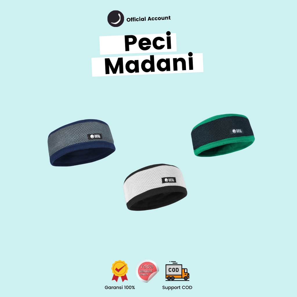 Peci Madani Rosal - Songkok Pria Polos Madani Simple Ikhwan Original Murah