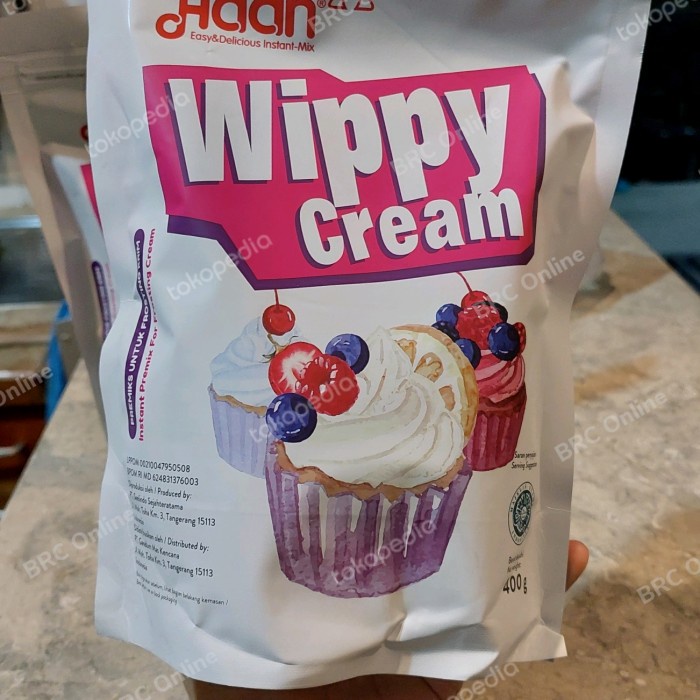 

ORIGINAL MURAH WIPPY Cream HAAN 400GRM