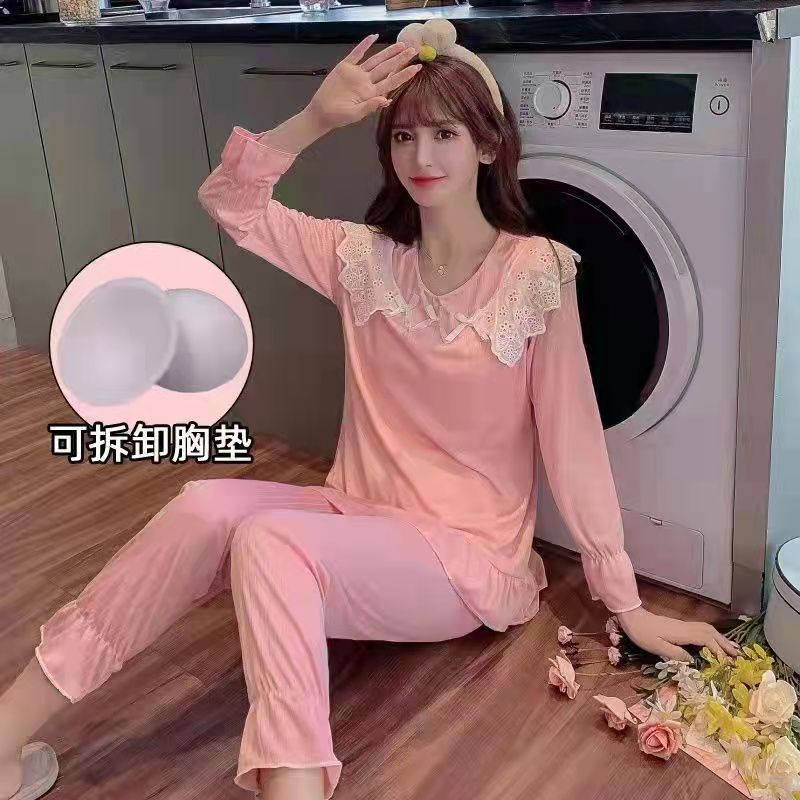 Baju tidur wanita renda halus / set piyama wanita renda import