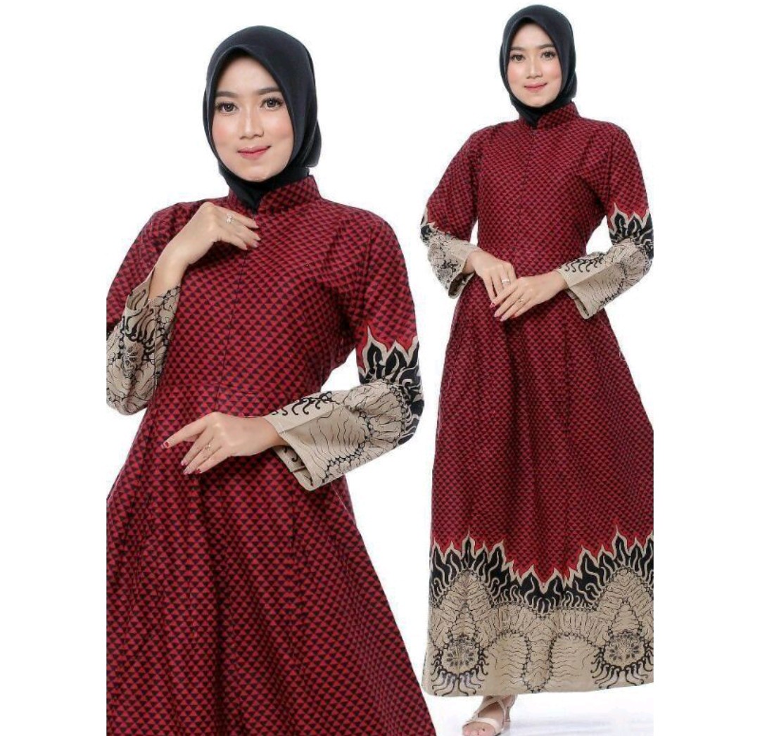 Batik Couple Keluarga Sania Ruffle Couple Batik Ori Ndoro Jowi Dnt Motif Batik Couple Motif Mowo