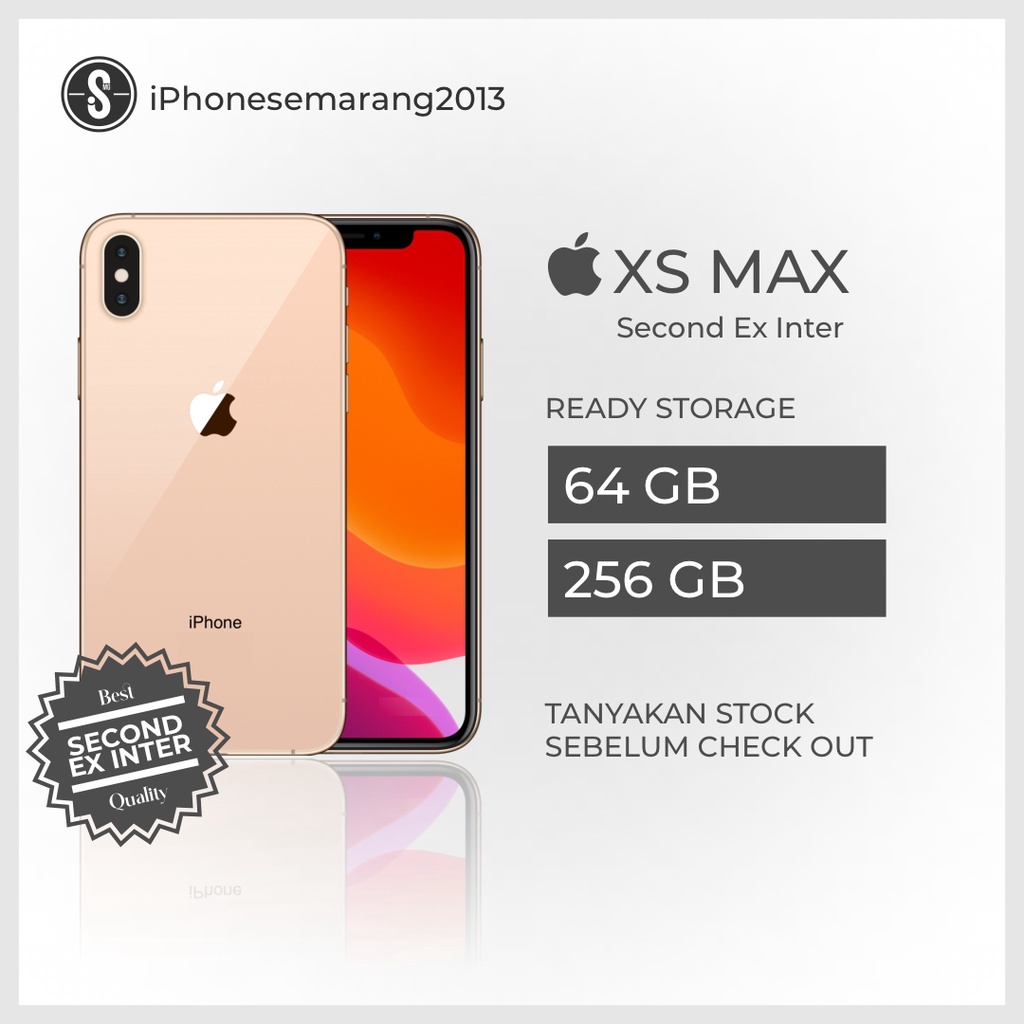 IPHONE XS MAX 64gb&amp;256GB (Ex Inter)