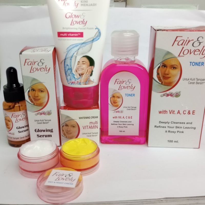 Paket Lengkap 5in1 Lovely Facial Foam | Paket Fair and Lovely Lengkap 5in1