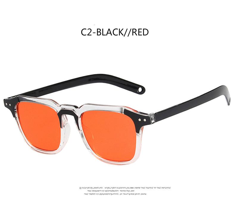 Retro Korean style small box personality European and American trendy sunglasses for men and women