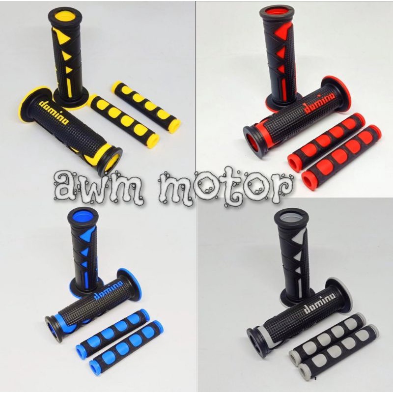 [Paket 2in1] Hangrip Domino Shack Motor Variasi Free Karet Handle Rem Universal