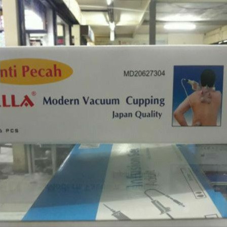 alat bekam / bekam / merk sella isi 6 pcs / vacuum cupping 6 pcs / vacuum cuping