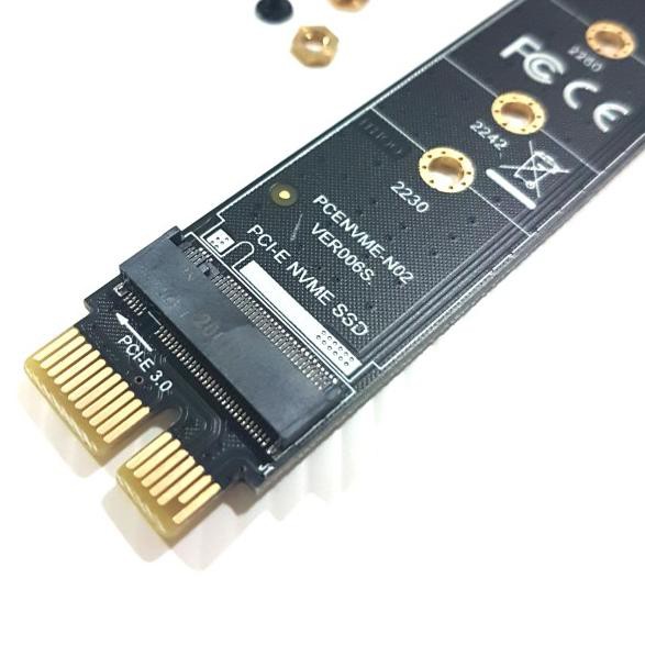 ◊ PCIE 1x to nvme adapter converter ssd pcie-e pci express x1 pc ✾