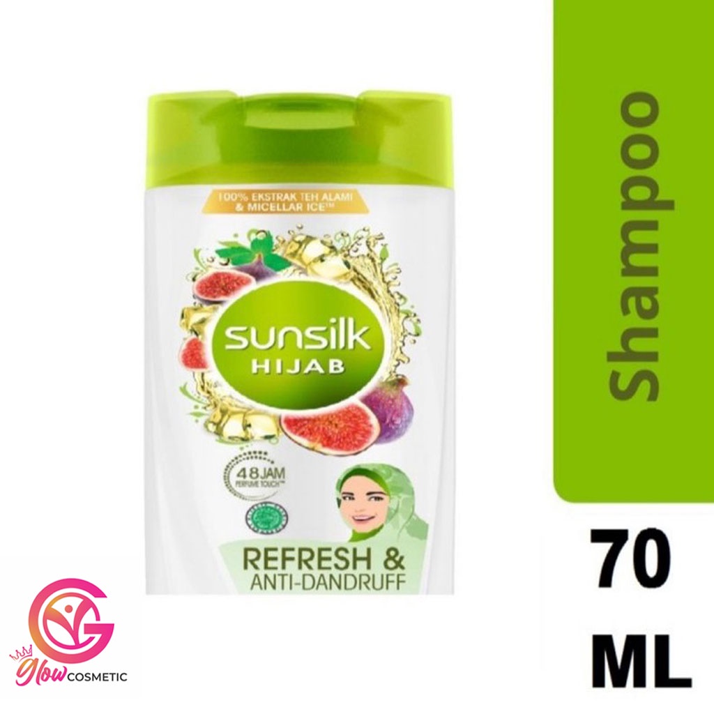 SUNSILK SHAMPOO HIJAB REFRESH &amp; ANTI DUNDRUFF 70 ML