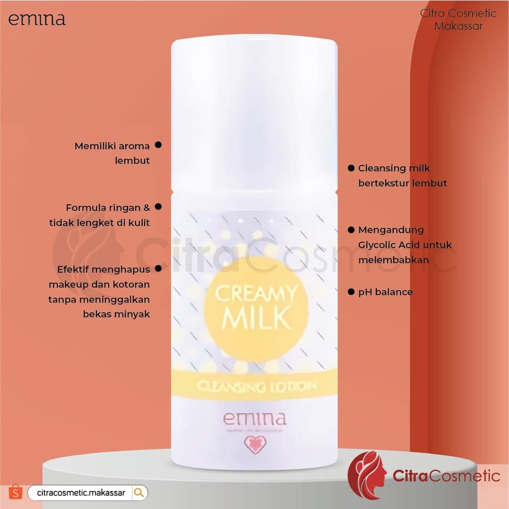 Emina Creamy Milk Cleansing Lotion 50 Ml