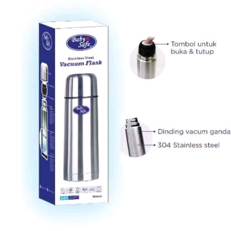 BABY SAFE Vacuum Flask | Termos Minum TER01 350ml dan TER02 500ml