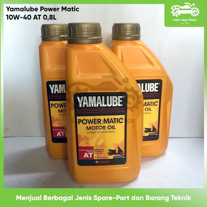 OLI YAMALUBE POWER MATIC AT 0,8L SAE 10W-40 OLI MESIN SCOOTER ORIGINAL YAMALUBEOLI MOTOR YAMAHA MIO 