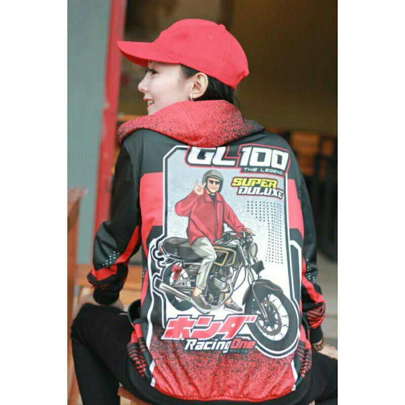 jaket racing/jaket honda gl 100/jaket cb