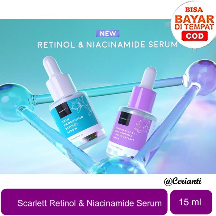 Scarlett Whitening Skin Smoothing Retinol &amp; Niacinamide 5% Serum_Cerianti