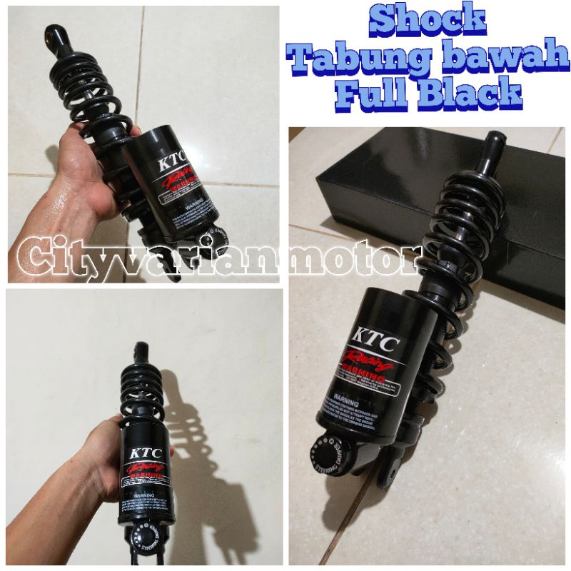 SHOCK SHOCKBREAKER TABUNG BAWAH KTC FULL BLACK SHOCK KTC EXTREME TABUNG BAWAH MATIC 330 310MM MIO VARIO BEAT SCOOPY NEW VARIO NEW VARIO 125 150 BEAT NEW BEAT STREET LEXI XEON SOUL GT