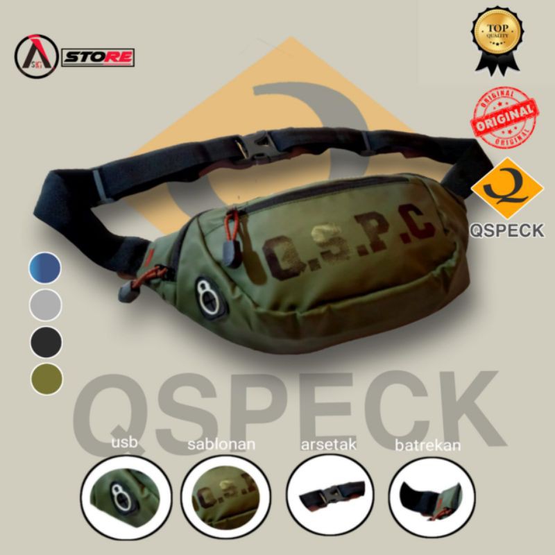 QSPECK TAS SELEMPANG QSPECK WAIST BAG QSPECK