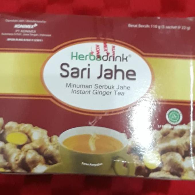 

Paling Dicari] Minuman Serbuk Jahe Herbadrink Sari Jahe Instant Ginger Tea 5X22G