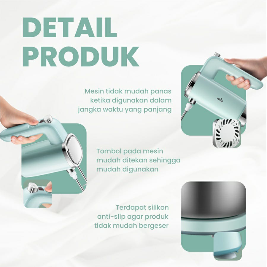 Emily Digital Stand Mixer 4L (EHM-93002)