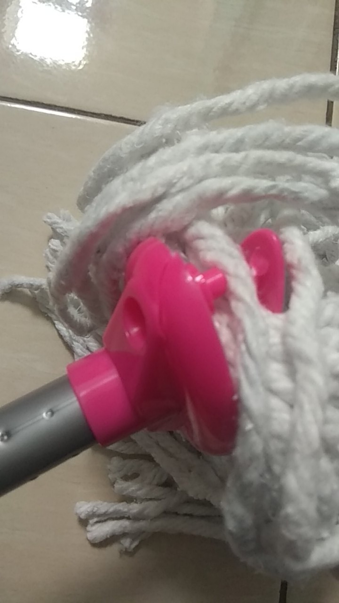 Hawaii Pel Lantai + Gagang / Oval Cotton Mop + Metal Handle