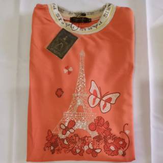 Tiramisu Tunik Kaos  Wanita  Ukuran XL Bling  Blink Import 