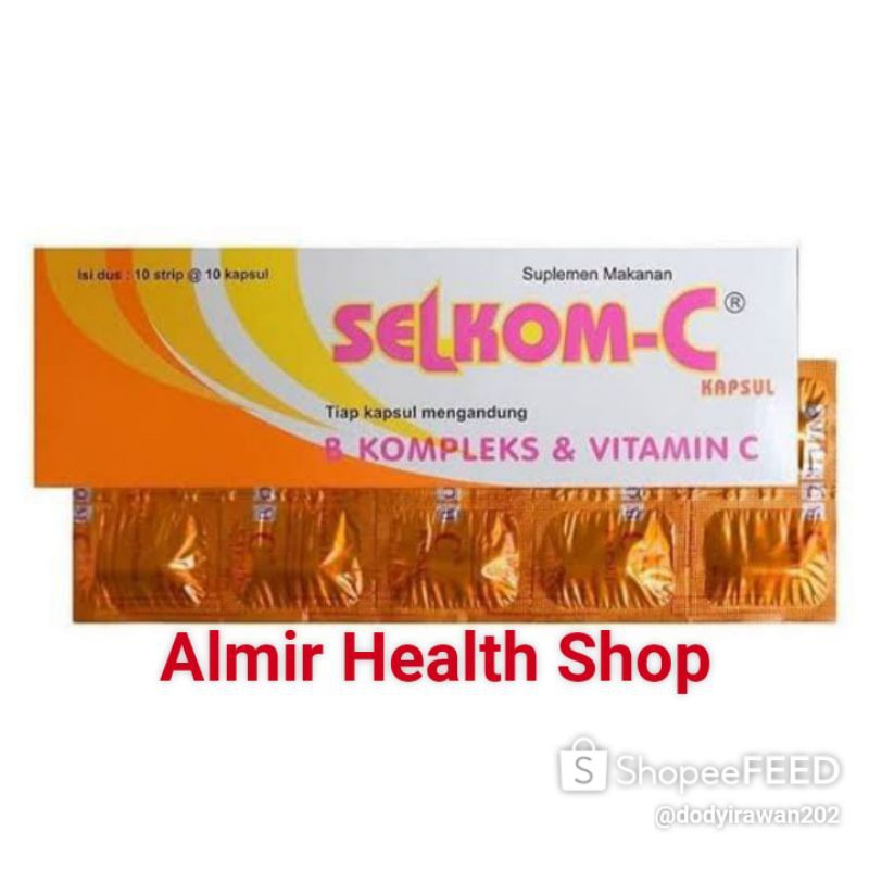 Selkom c kapsul isi 10 kapsul