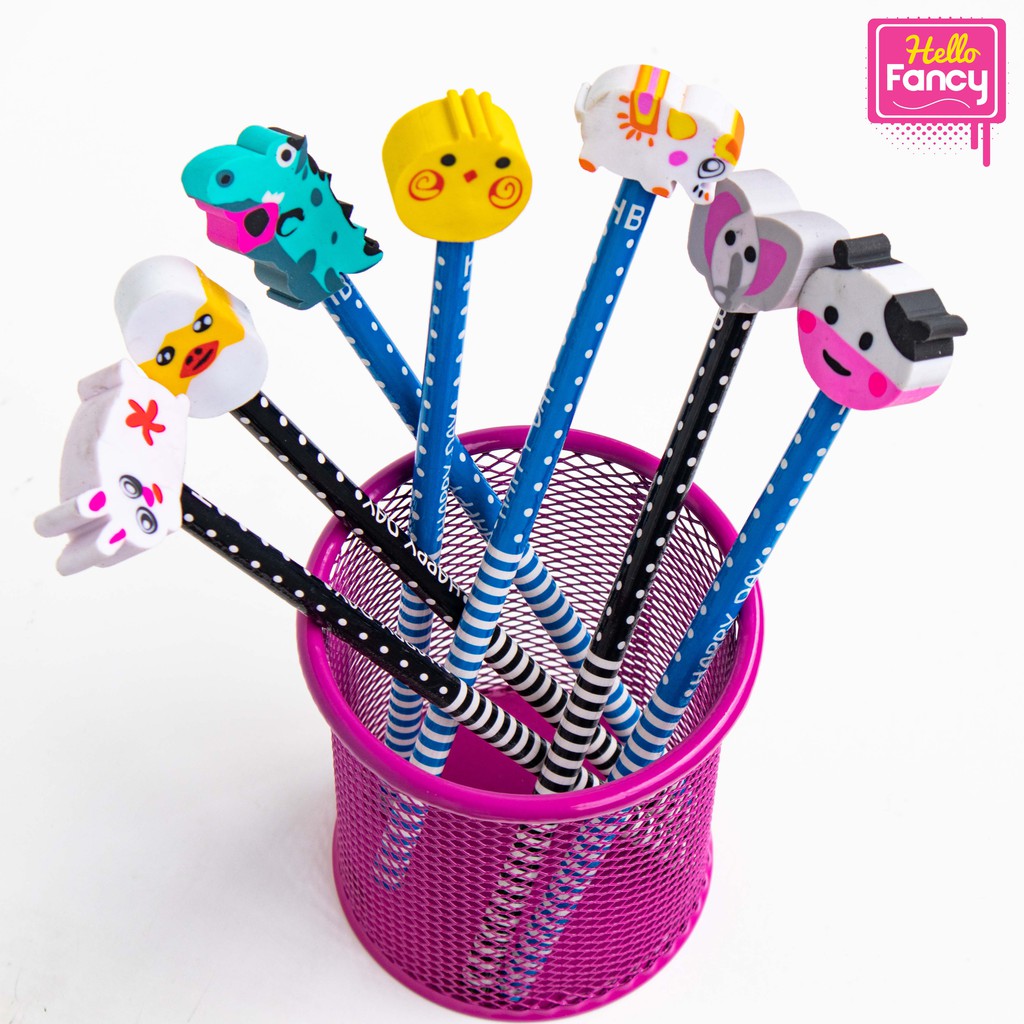

PENSIL PENGHAPUS ANAK BENTUK BINATANG / PENSIL KAYU PKER-SQ01