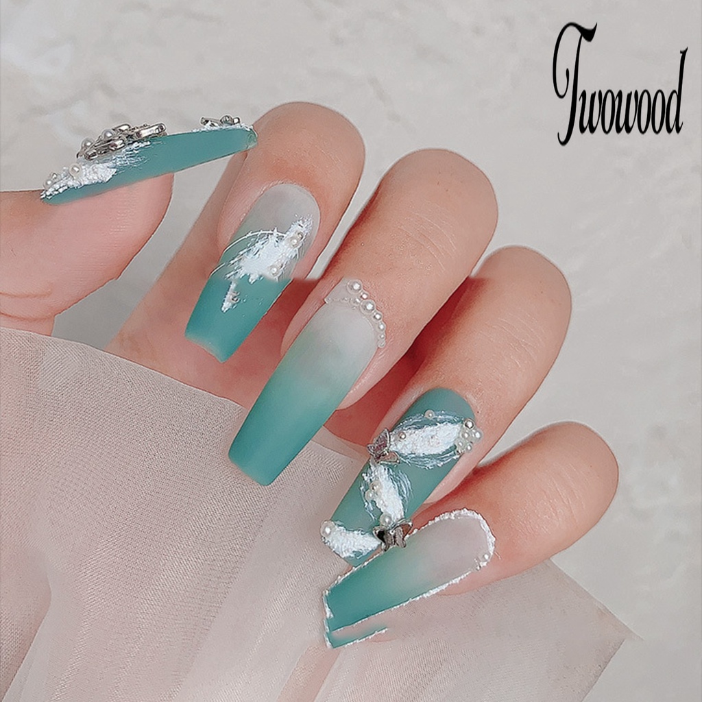 10pcs Ornamen Kupu-Kupu 3D Bahan Alloy Untuk Dekorasi Nail Art